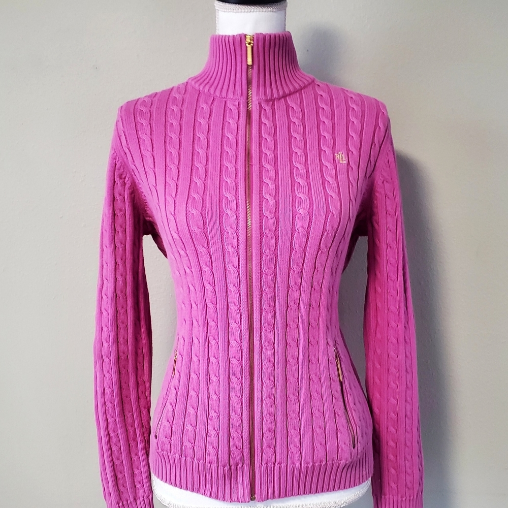 LAUREN RALPH LAUREN Cable Knit Sweater (EUC)